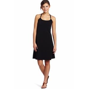 NWT PrAna Quinn A-Line Dress Scoop Neckline and Racerback Black Size S